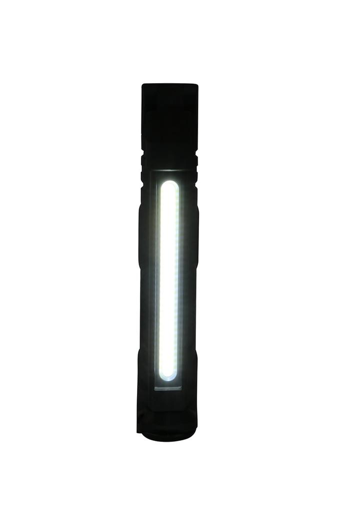 SK11 Rechargeable LED Work Light, 600lm Main (Infinitely Dimmable) / 150lm Top, 180-Degree Opening and Rotating, Magnetic Bottom, USB-Type-C Charging,