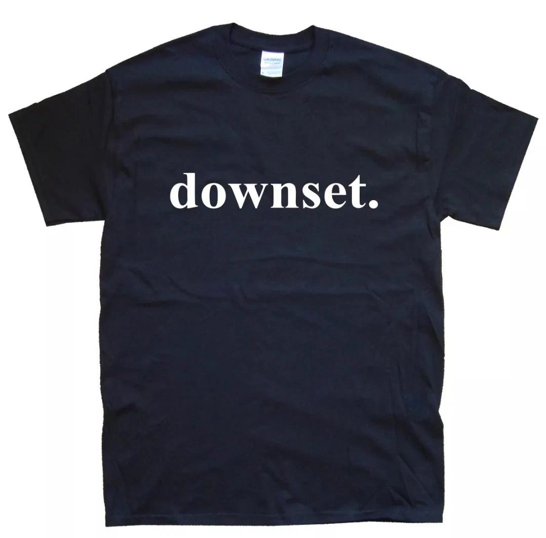 DOWNSET T-SHIRT All sizes S M L XL XXL colours Black, White XL