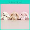 Long Cute Eared Bunny Plush Toy Adorable Cartoon Keychain Charm Gift Perfect
