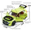 Scale 1:32 320i XM Car Model Toy Pull Back Sound Light Doors Opened High Simulation Miniature Models Educational Toys Gifts