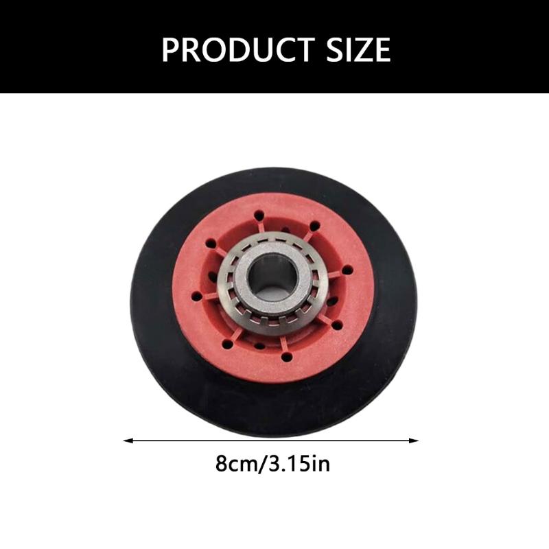 Set of 4 Dryer Drum Rollers 8536974 Drying Machine Support Replacement Parts Accessories Dryer Components for Home