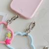 Clouds Stars Mobile Phone Lanyard Anti-Lost Around The Hand Phone Silicone Bracelet with Gasket Anime Gift Cell Phone Strap Gift