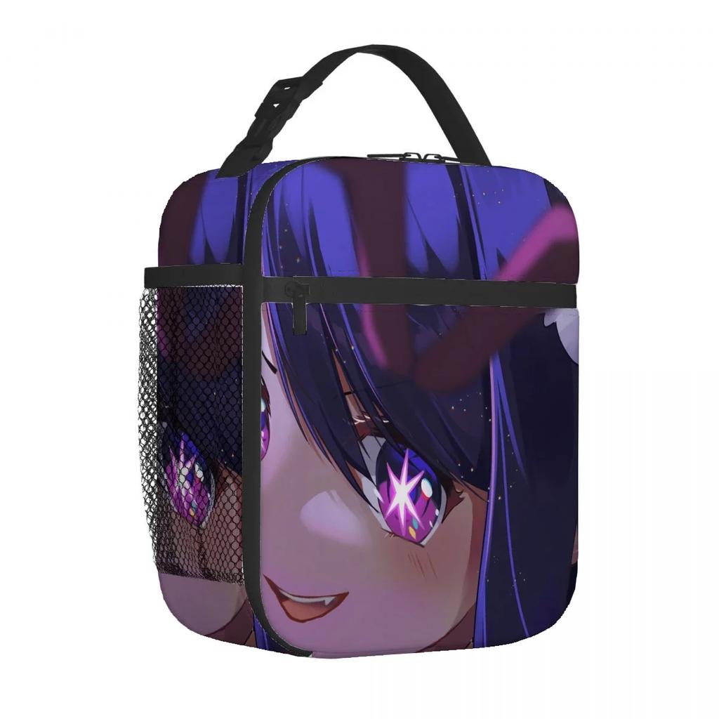 Oshi No Ko Anime-Lunchtasche, tragbar, aus dicker Aluminiumfolie isoliert, wasserdicht, ideal als Geschenk.