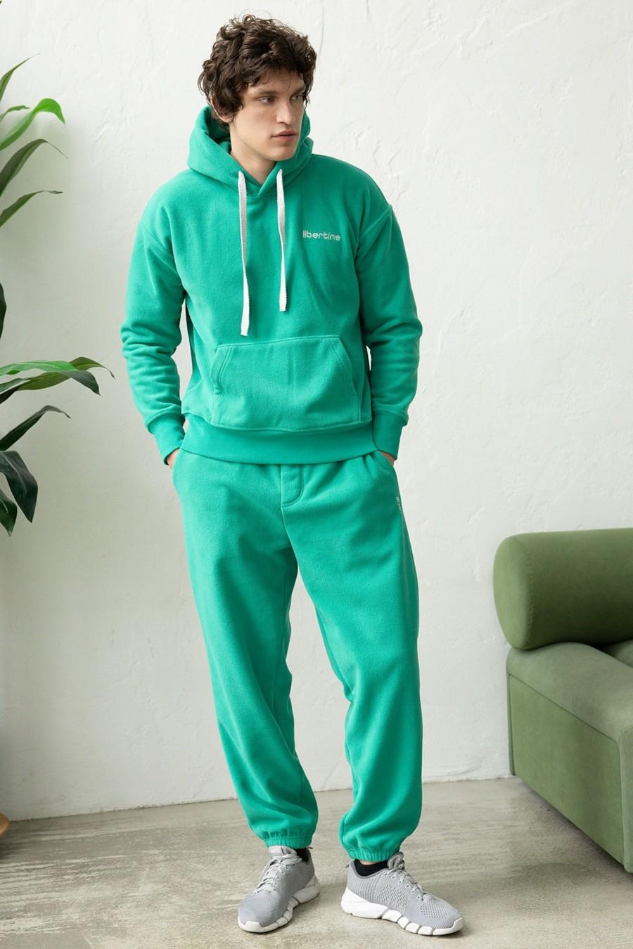 

комплект: худі та брюки Roksana (94050) 56(3XL) бірюзовий