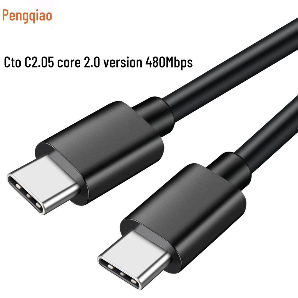 Dual-Head Type-C 60W Fast Charging Cable for Mobile, Computer & Camera