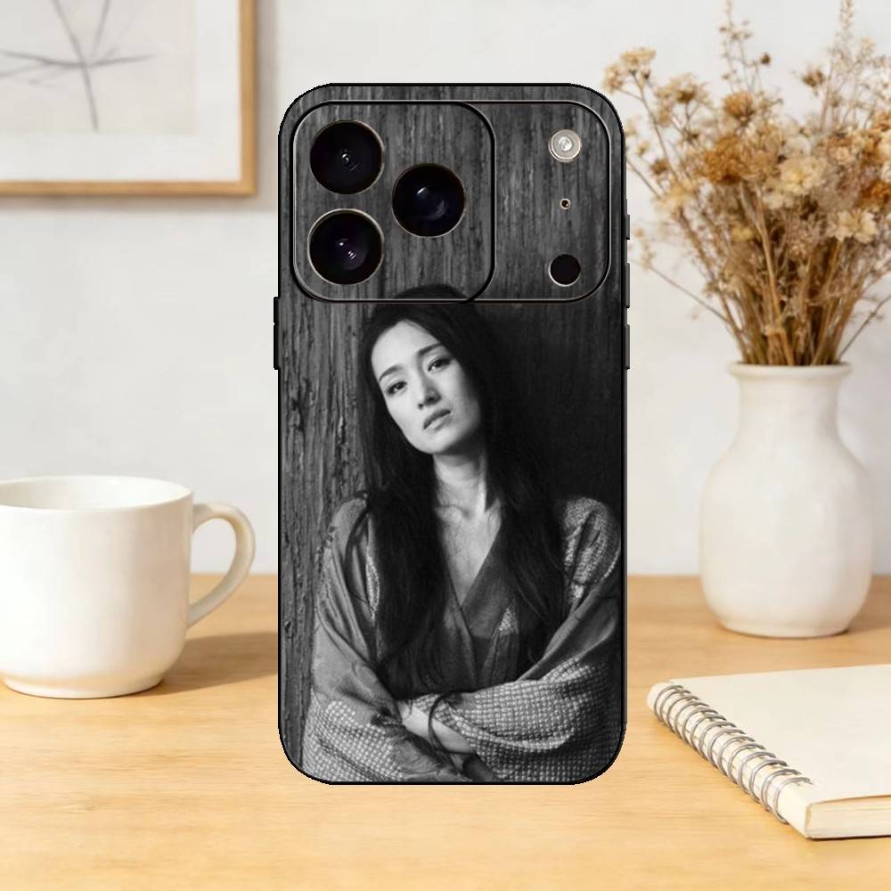 G-Gong Li Phone Case For iPhone 17,16,15,14,13,12,11 Plus,Pro Max,SE4Soft Silicone Black Cover