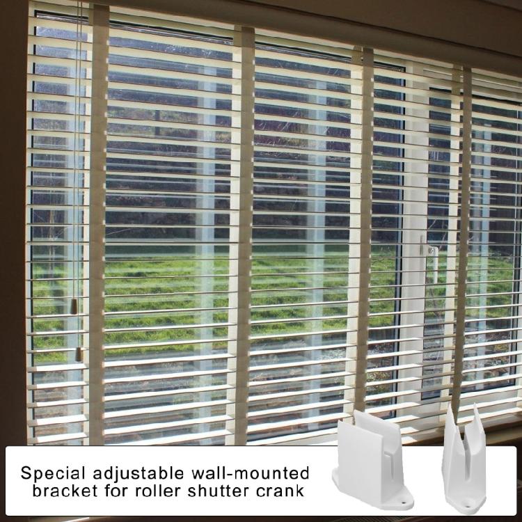 3PCS/Pack Universals Roller Blind Awning Hand Crank Holder Wall Mount Brackets Plastic Smooth Operations And Easy Setups