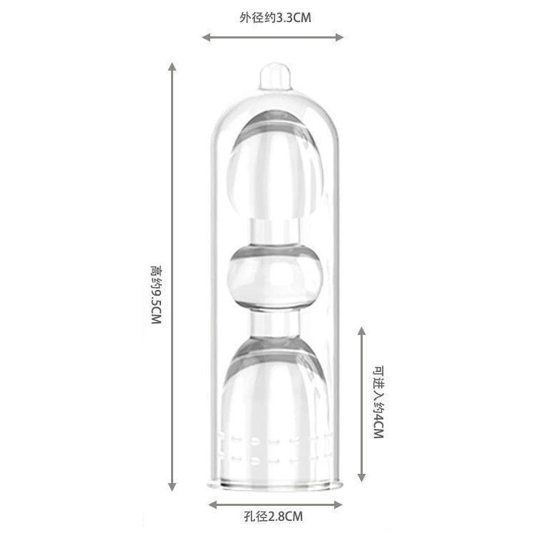 Verlängern 5cm Penis Hülle Wiederverwendbares Kondom Verzögern Ejakulation Sexspielzeug für Männer Penisring Männliche Eichel Hülle Verlängerer Vergrößerung