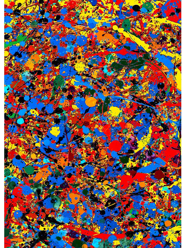 

Джексон Поллок знаменитое произведение искусства холст живопись граффити абстрактное настенное искусство для гостиной украшение дома 50x70cm No Frame