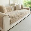 Autumn/Winter 2025 Non-Slip Thick Plush Sofa Cushion Cover for Cross-Border Leather Sofas