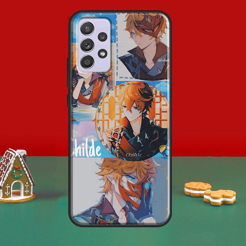 Tartaglia Genshin Impact Cover For Samsung A32 A12 A22 A52 A72 A21S A20e A03S A40 A50 A70 A31 A51 A71 A52S Case