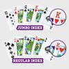 Copag Legacy Design Plastic Poker Size Jumbo Index Playing Double Deck Set 100% (Standard) Cards, Green/Purple,