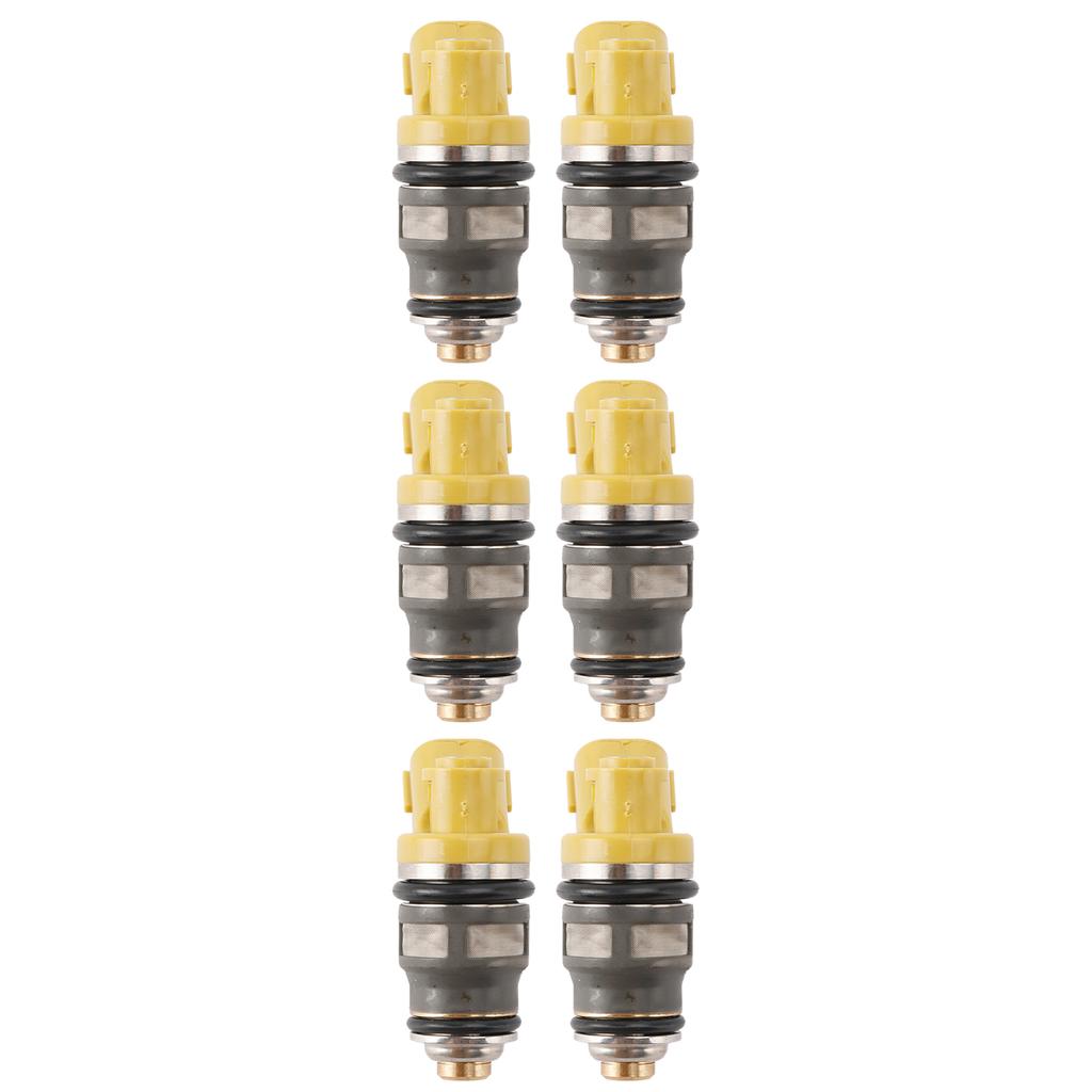 6 szt. Wtryskiwacz paliwa 1001-87091 Pasuje do Denso 650CC Pasuje do Toyota Supra JZA80 2JZGTE 2JZ