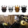 Motorcycle Aluminum Fuel Tank Cover Right-hand Thread Reservoir Crown Oil Cap Gas For Harley Touring Softail Sportser 883 1200 Fuel Tank Caps3
