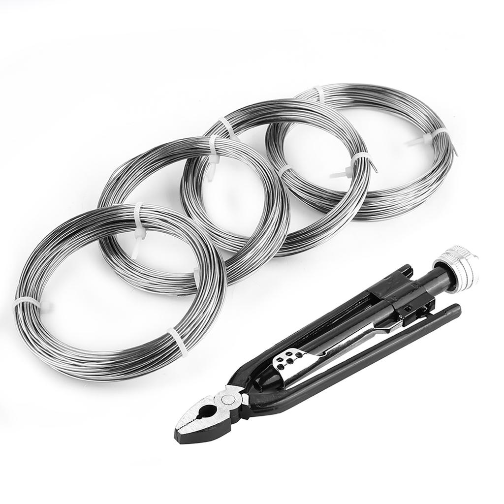 6-tommers sikkerhetstråd av høykarbonstål med vridningslåsing