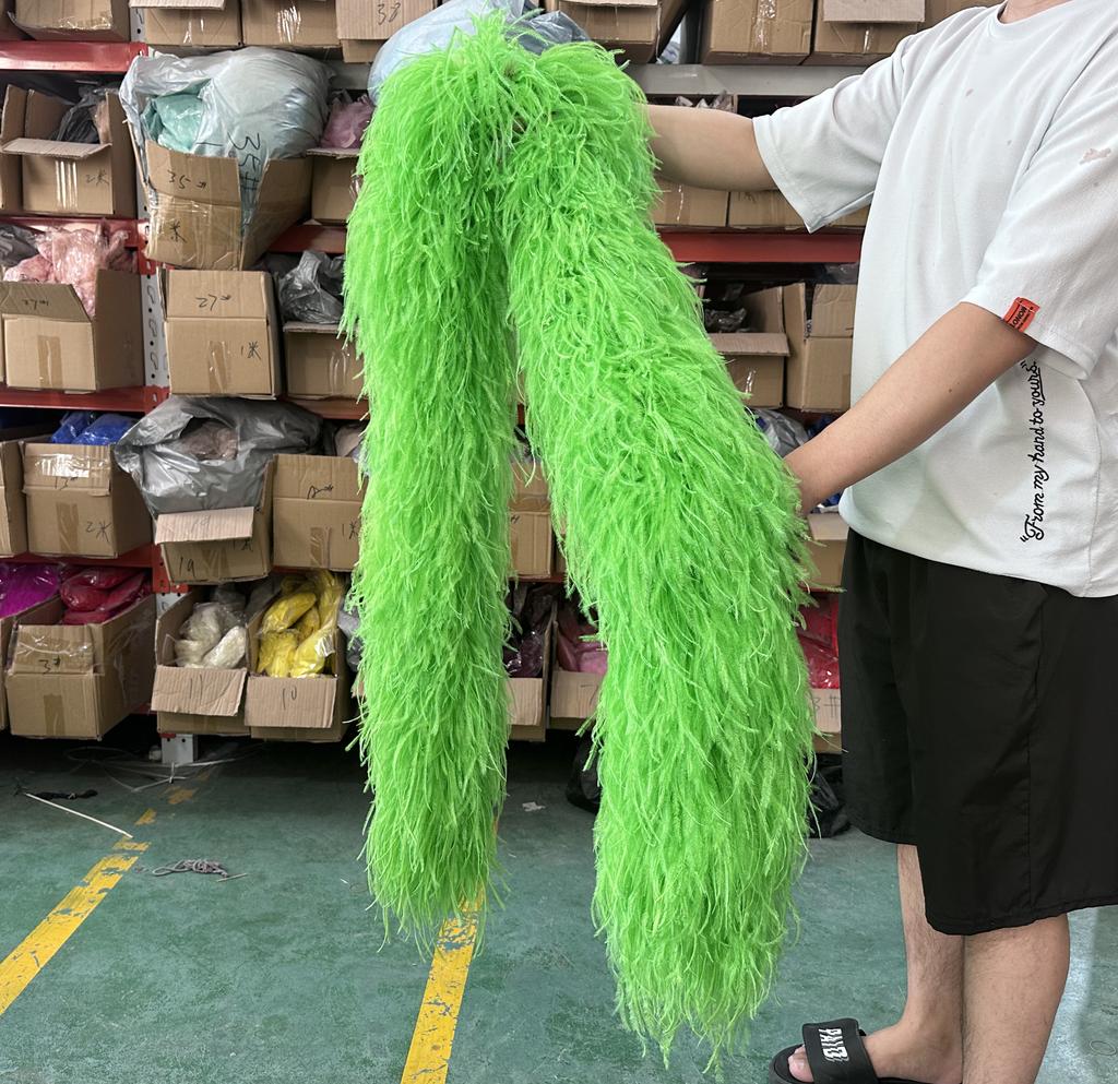 DIY Weißer STRAUSSENFEDER boa 1 6 10 15 35lagig Straußenfeder boa Besatz Tanzkleid Hochzeit Basteln Halloween Kundenspezifische Lieferung auf Lager