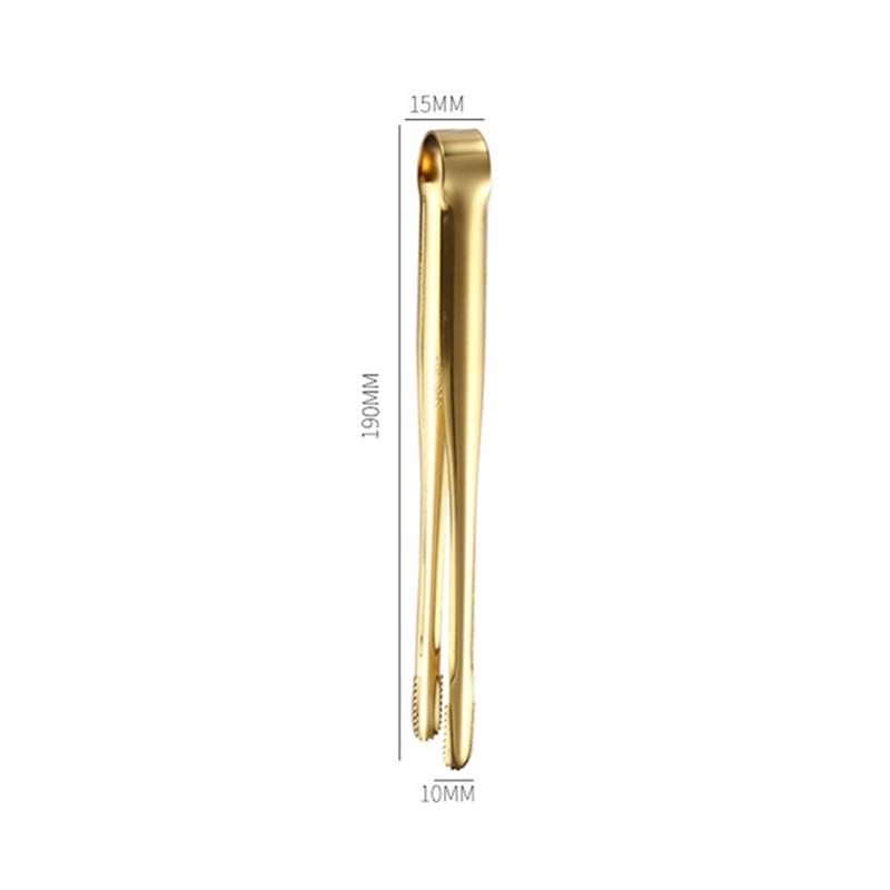 30-Styles Gold BBQ Food Tongs Steak Clip Stainless Steel Hollow Cake Bread Grill Clamp Cooking Utensils Kitchen Accessories