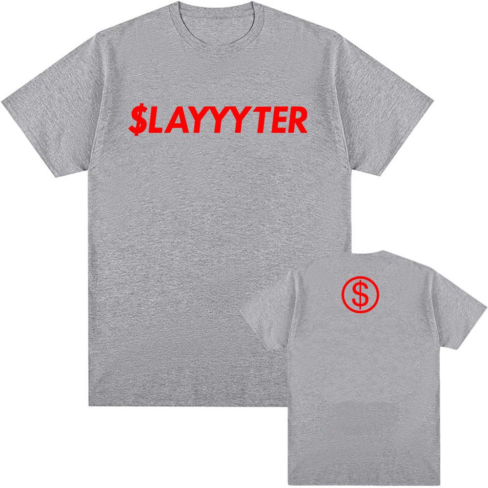 NEW Album WOR$T GIRL IN AMERICA T-shirt Singer Slayyyter Graphic Print Tshirts Summer Short Sleeve Cotton Tees Unisex Streetwear