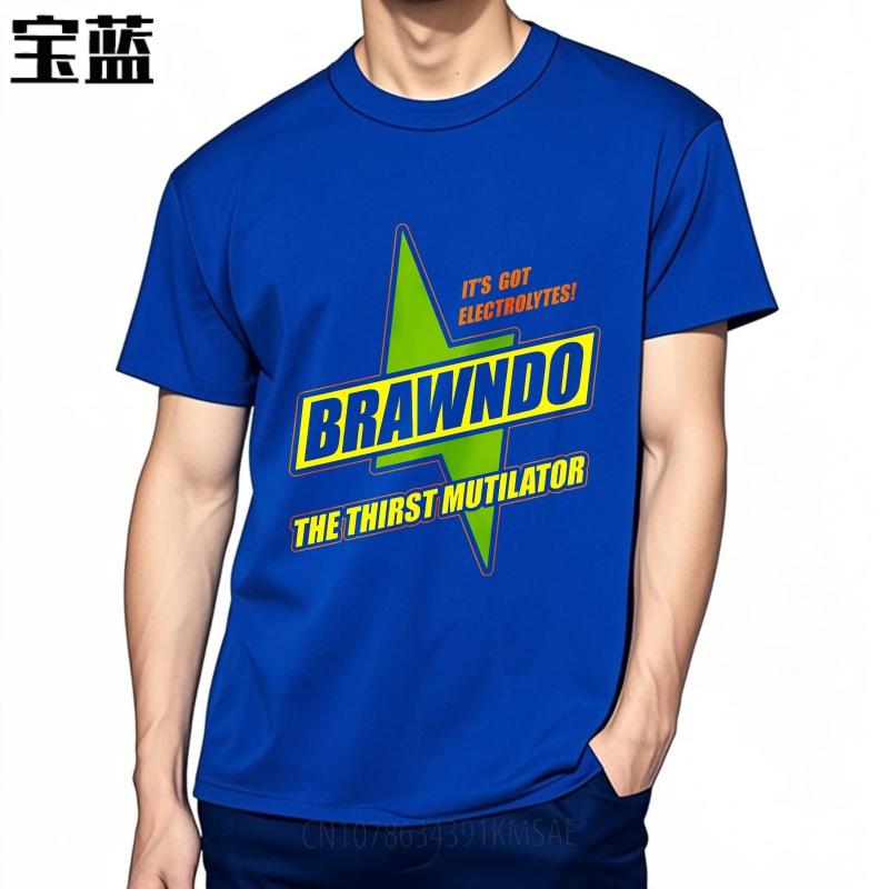 Fashion Summer Unisex T Shirt Its Got Electrolytes Brawndo The Thirst Mutilator Short Sleeve Relaxed Fit Crew Neck Tops