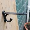 European Retro Cast Iron Triangle Bookshelf Support Bracket