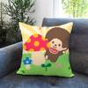 POPULAR M-MMonchhichii Cushion Cover Comfortable Reversible Pillow Cover Ideal for Car Sofa Bedroom & Beyond
