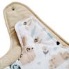Babyu, All-season Sleeping Bag Cotton Double Zipper Adjustable 1.5 Tog 0-9 M