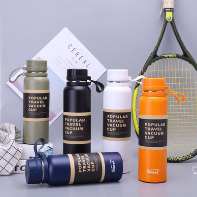 Cestovní Sportovní Termoska na Vodu Nerezová Ocel Dvojitá Stěna 750ml 1000ml Zvedací Kroužek Termoska Láhev