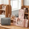 Nylon Hanging Toiletry Bag Three Zipper Make Up Bags Fashion Cosmetic Bag  for Home