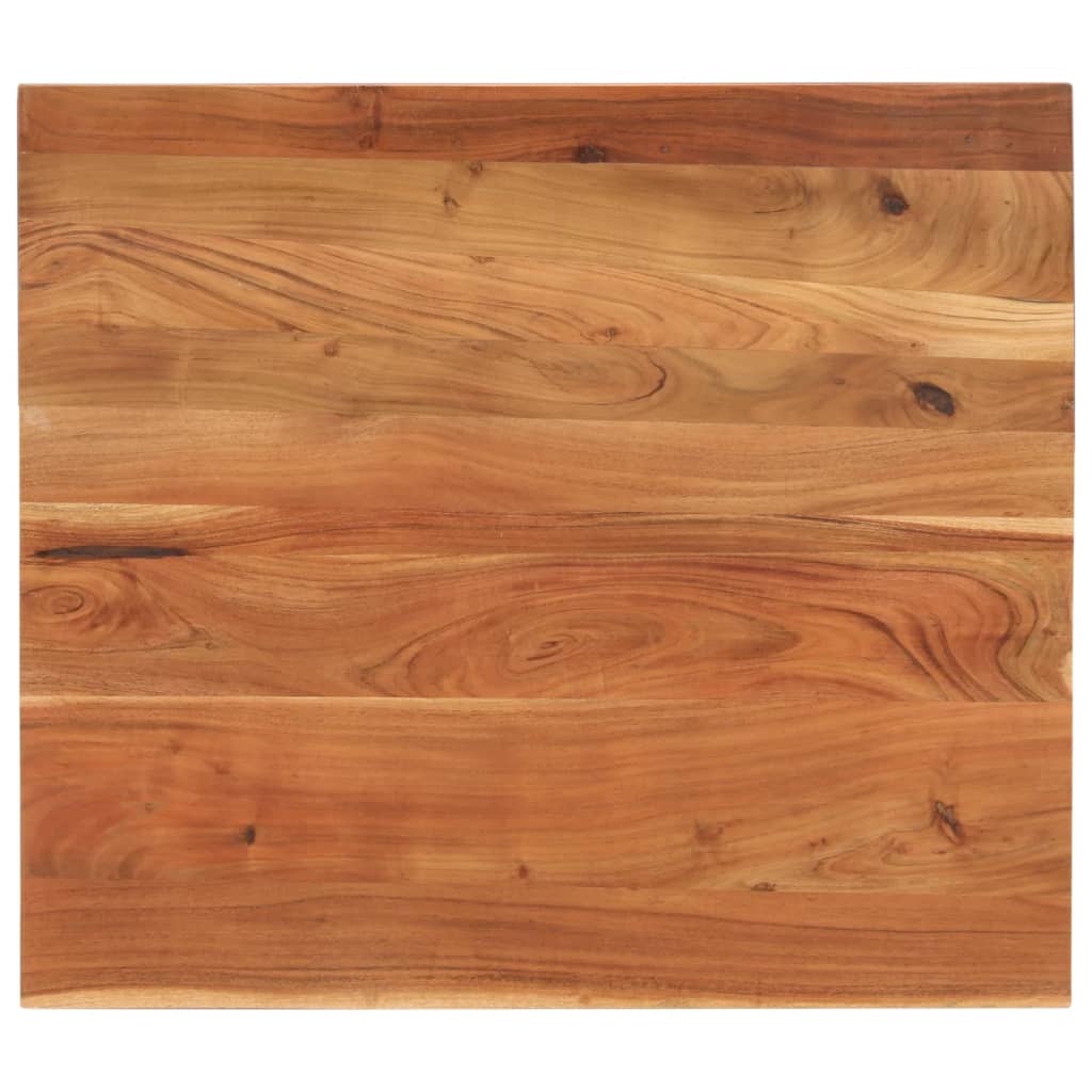 Vidaxl Blat Stołu, 100X80X2,5 Cm, Prostokątny, Lite Drewno Akacjowe