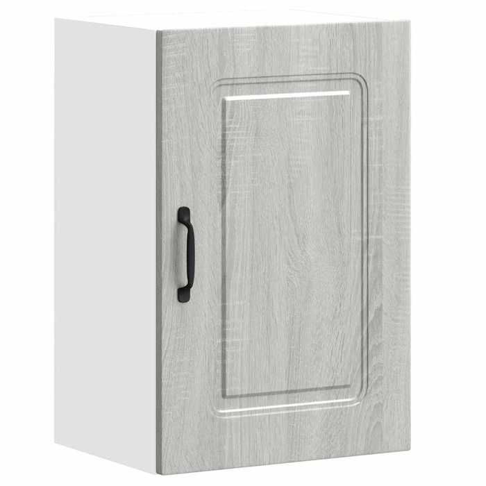 VidaXL Wall-mounted Kitchen Cabinet Kalmar Sonoma Grey Engineered Wood, Wall-mounted Kitchen Furniture, Cabinet for Kitchen Wall, 853553