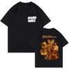 2026 Hot Sale Men Women Fashion Short Sleeve Tshirt Graphic Print T-shirt Vintage Bruno Mars The Romantic Tour 2026 T Shirt Streetwear Clothes Top