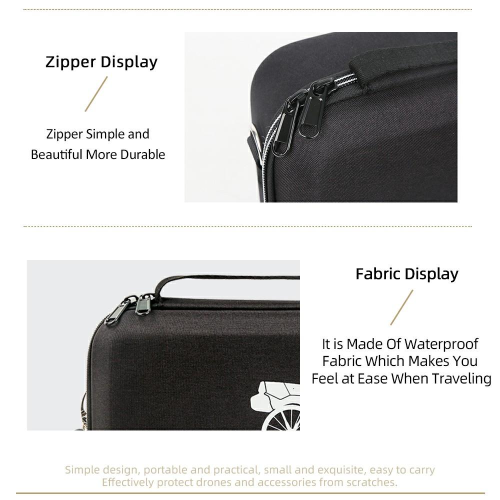Carrying Case for DJI Flip + RC-2 Remote Controller Storage Bag RC Drone EVA Protective Bag
