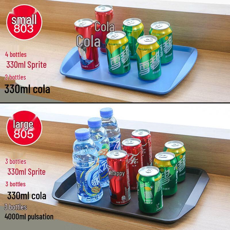 JINMEILI Melamine Rectangular Non-slip Serving Tray