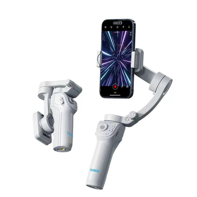 Best-Selling M01 Handheld Gimbal: Three-Axis Stabilizer with Intelligent Anti-Shake and Face Tracking for Live Streaming and Photography.
