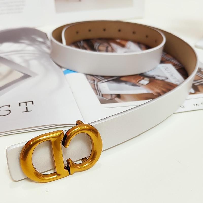

Genuine Leather Letter Buckle Women s Belt Pure Cowhide Wide Korean Version Versatile Jeans Belt Women s Belt 95cm