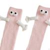 Mittellange Süße Socken Bequem für Damen Herren Paar Händchen haltend