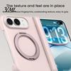Non Slip Matte Finish Case Magnetic Folding Phone for IPhoneDuo, Hands Free Viewing with 360 Degree Wireless Charging Friendly Rotating Ring