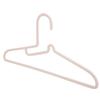10Pcs Plastic Hangers Space Saving Clothes Hangers Scarf&Tie Bar(Apricot)