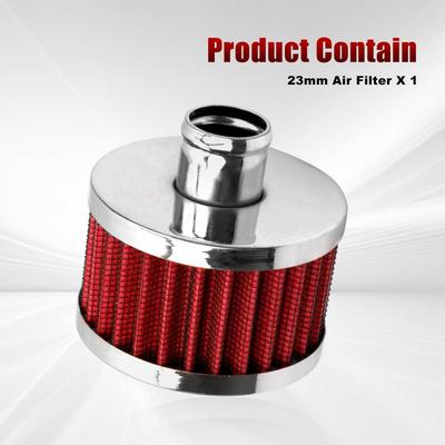Professional High Flow Car Air Filter Aluminum Universal Cold Air Intake Filter 23mm Air Vent Cover Automotive Engine Bay