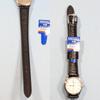 SEIKO Excelline battery and strap working The strap is made by women's watch, replaced, condition. . (K-04)
