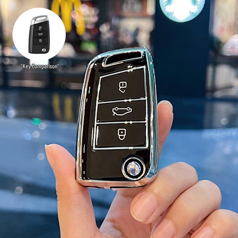 Volkswagen Passat Key Cover for 2017/18 Models - Dedicated SAIC Passat Car Key Shell with Buckle