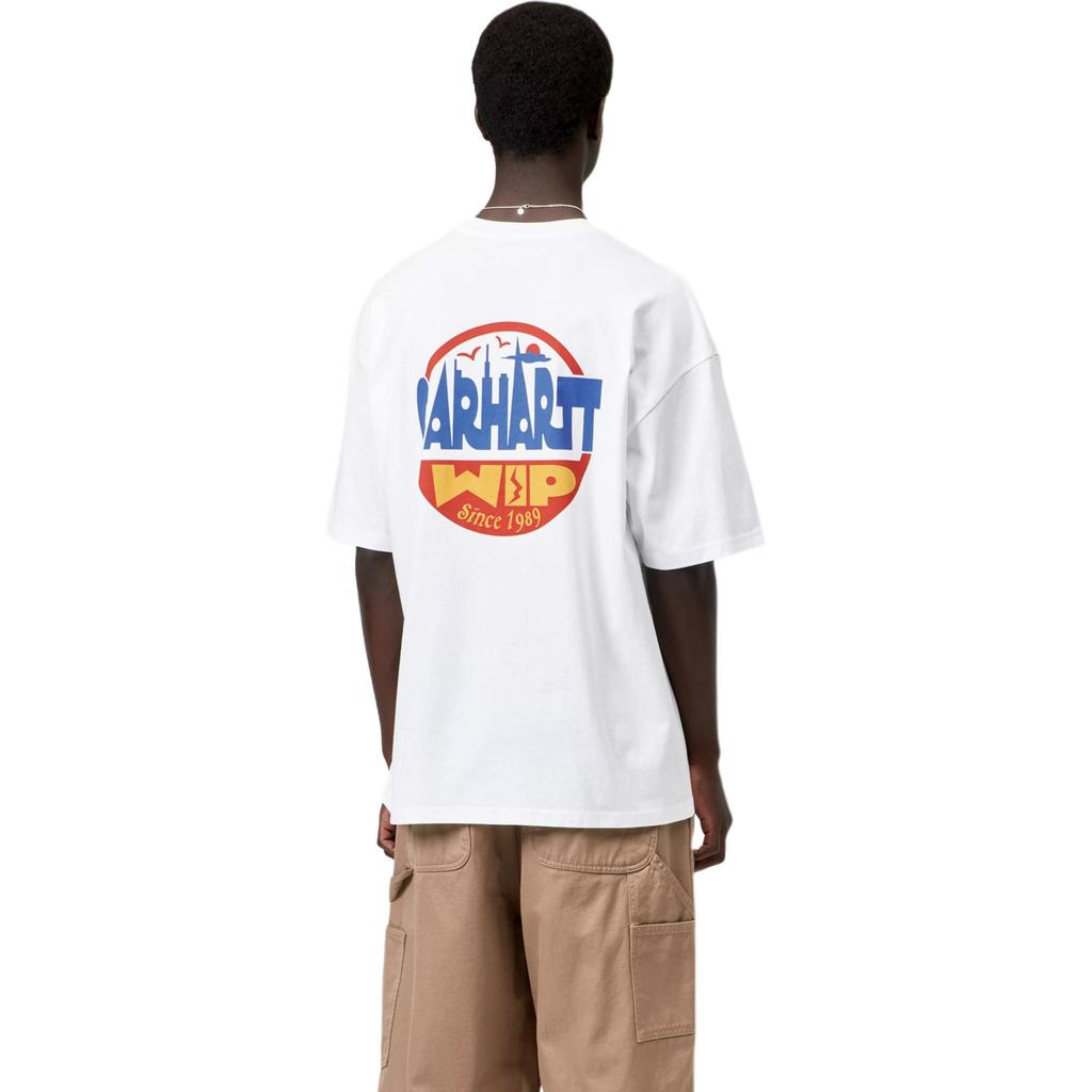 Carhartt WIP SS26 S/S Luggage Label T-Shirt Loose Fit Back Logo Letter Print Crew Neck Short Sleeve T-Shirt Unisex T-Shirt I036892-02-XX