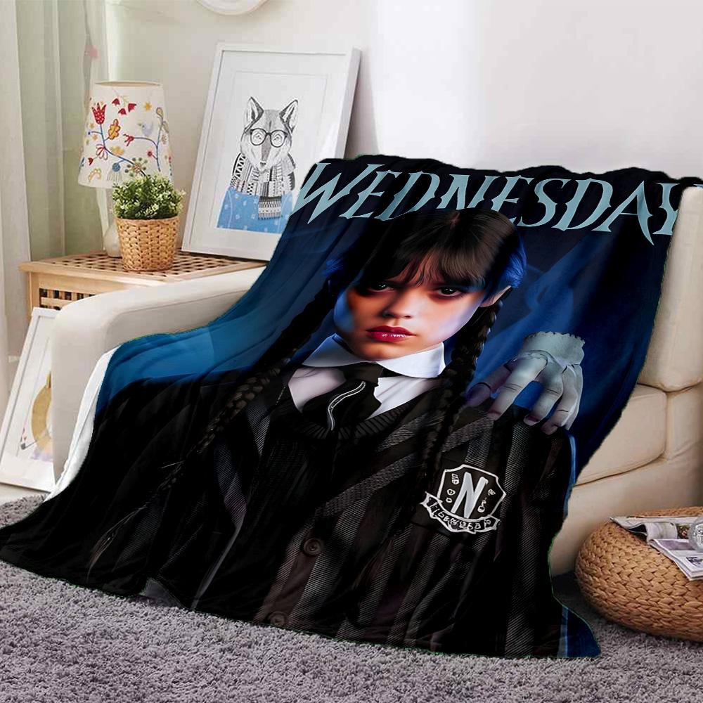 1pc Wednesday1 Blanket, Gift, for Men and Women, Soft Blanket, Good for Sofa Bed Couch Travel, Lightweight Flannel Blanket