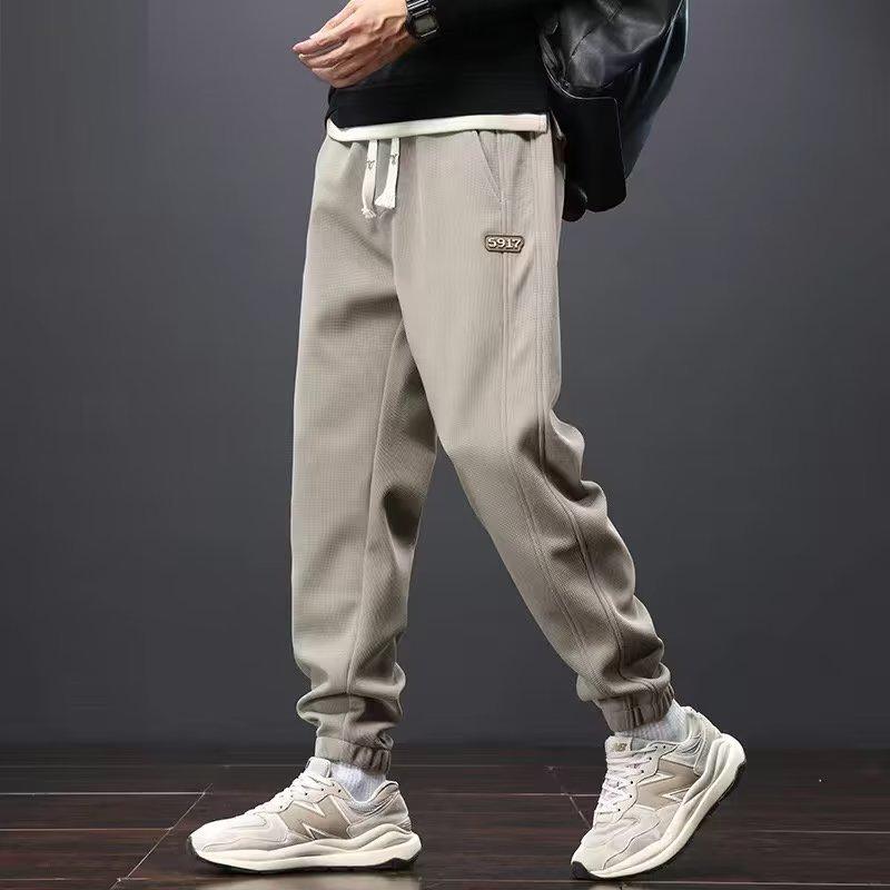 

Осенние американские повседневные брюки, мужские свободные шаровары на завязках, мужские повседневные спортивные брюки 5XL хаки