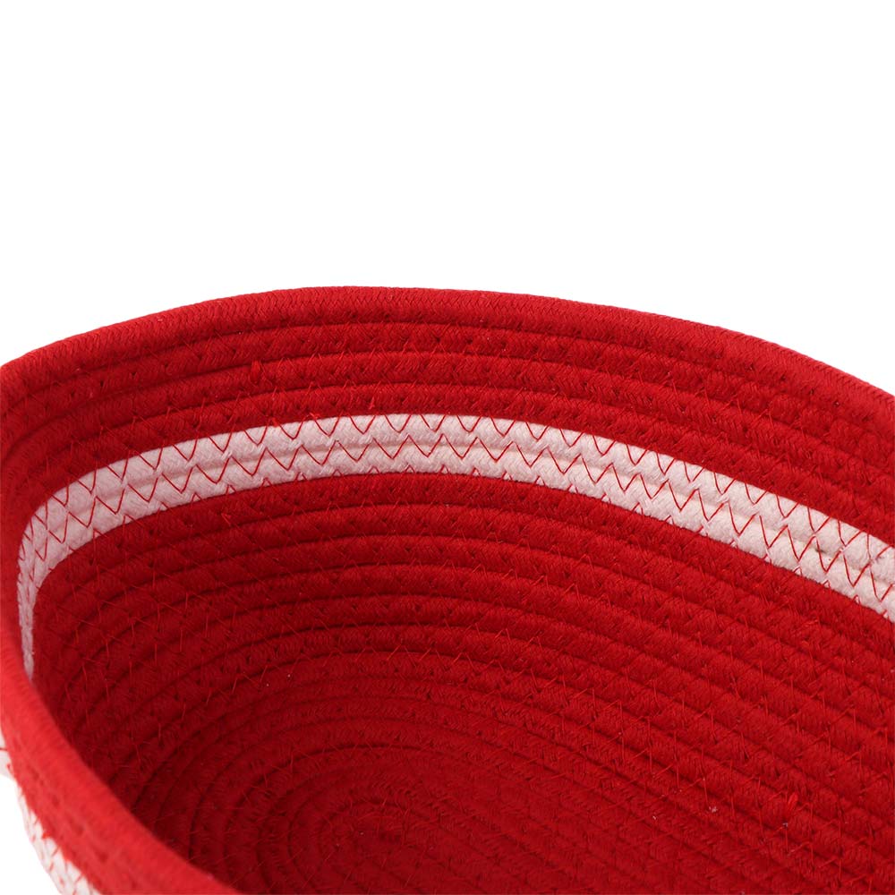 Handgefertigter Roter Kirschkorb Kreativer Niedlicher Gewebter Aufbewahrungskorb Exquisit Große Kapazität Kleidersortierkorb Snacks