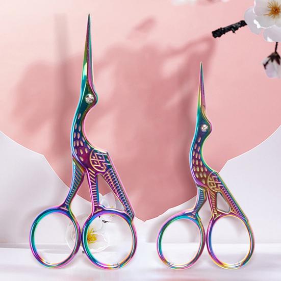 

Щипцы для ногтей в форме журавля, антиабразивные ножницы из нержавеющей стали в стиле ретро, ​​швейные маленькие инструменты для вышивки «сделай сам» для домашнего использования