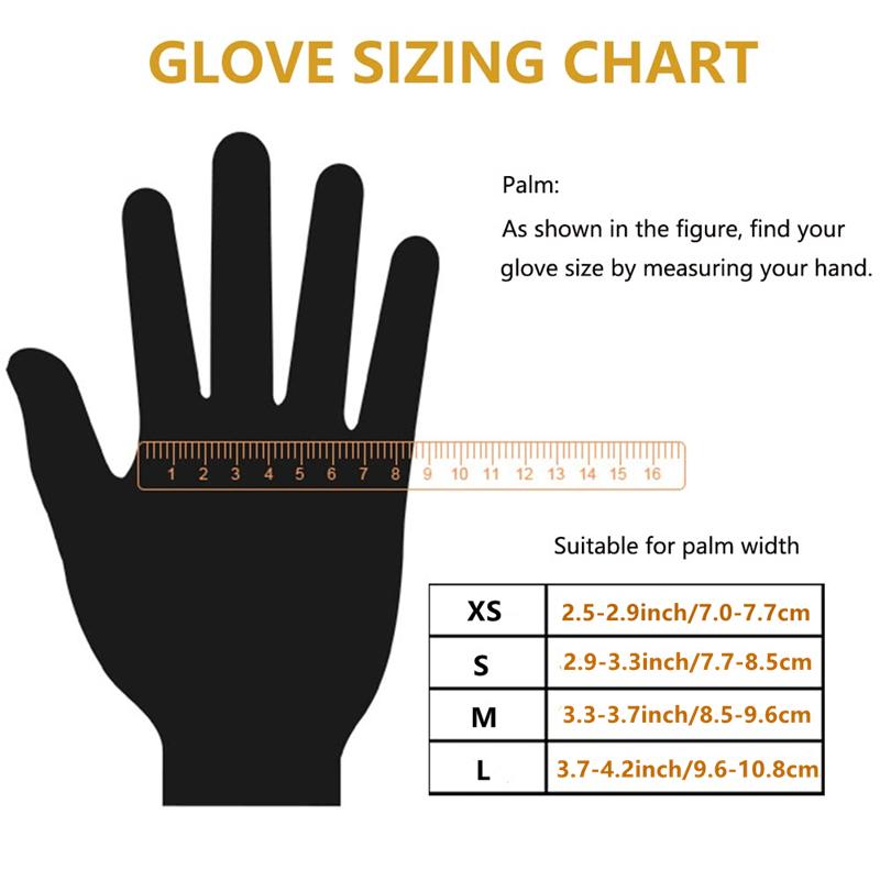 20/50PCS Black Disposable Nitrile Gloves Latex Free Household Cleaning Gloves for Kitchen Garden Mechanic Working Tatoo Gloves