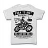 Born To Ride T-Shirt. 100% Cotton Premium Tee NEW