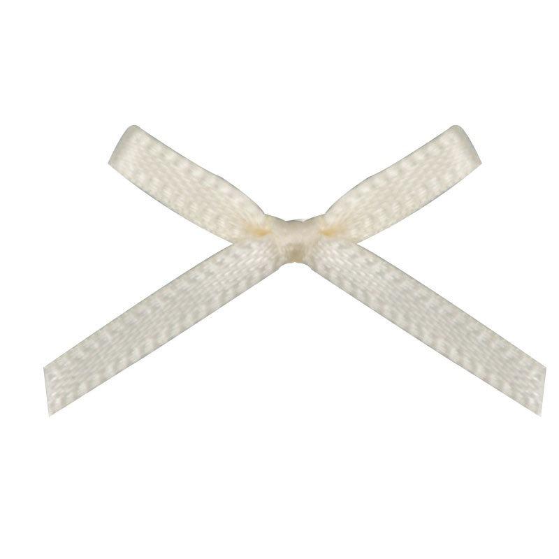 100pcs Double Sided Polyester Ribbon Mini Bows for Nail Art, Lingerie, Socks Clothing Trim Craft Supplies