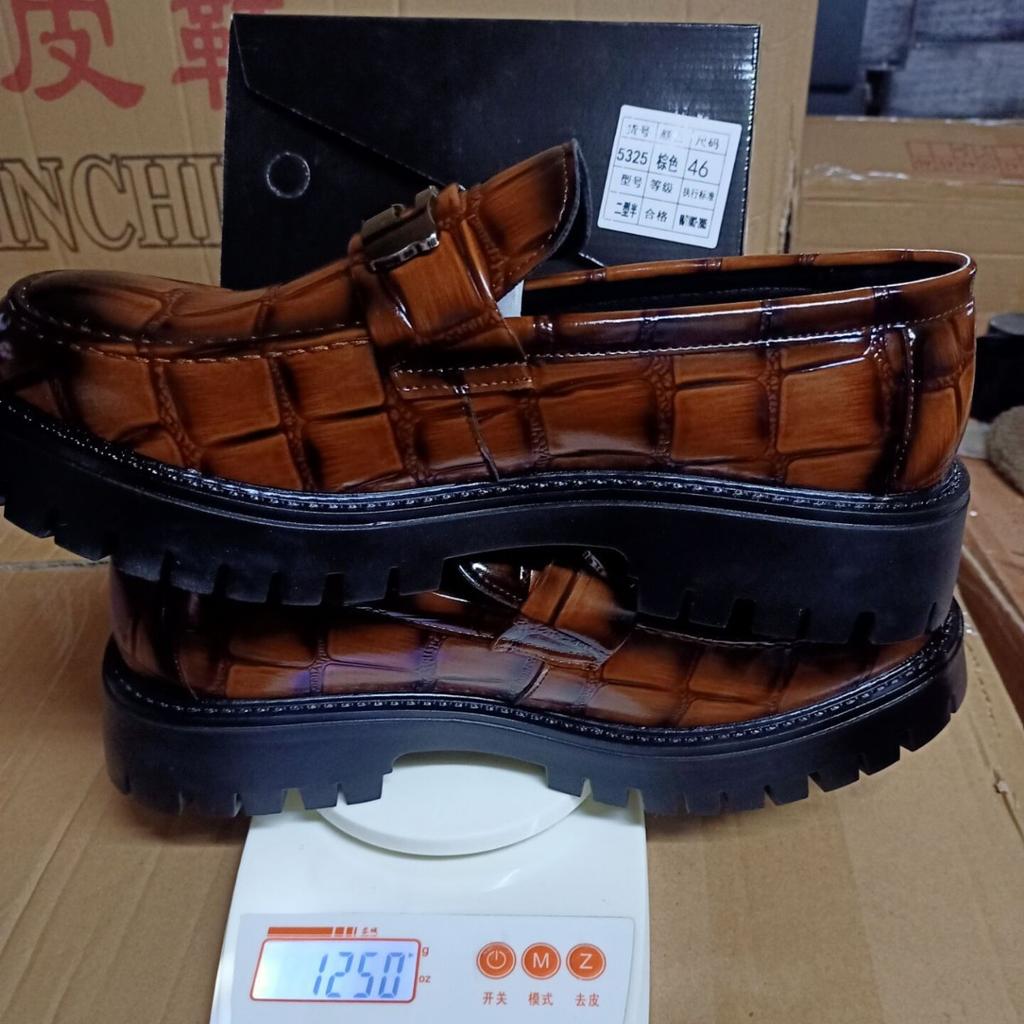 Men's shoes large size new four seasons British style business leather shoes men's fashion platform casual shoes small men's shoes